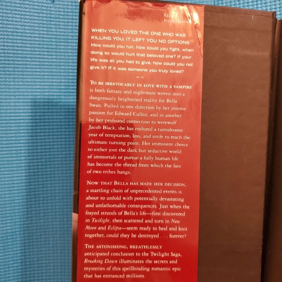 BREAKING DAWN Book by Stephanie Meyer - Picture 6 of 6